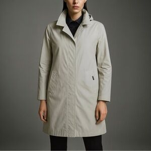 MOORER VERONA Hooded Lightweight Rain Coat Jacket Made in Italy